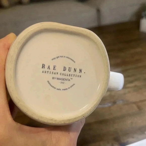 RAE DUNN CERAMIC “TRADITION” TEA/COFFEE CUP/MUG - Picture 5 of 5